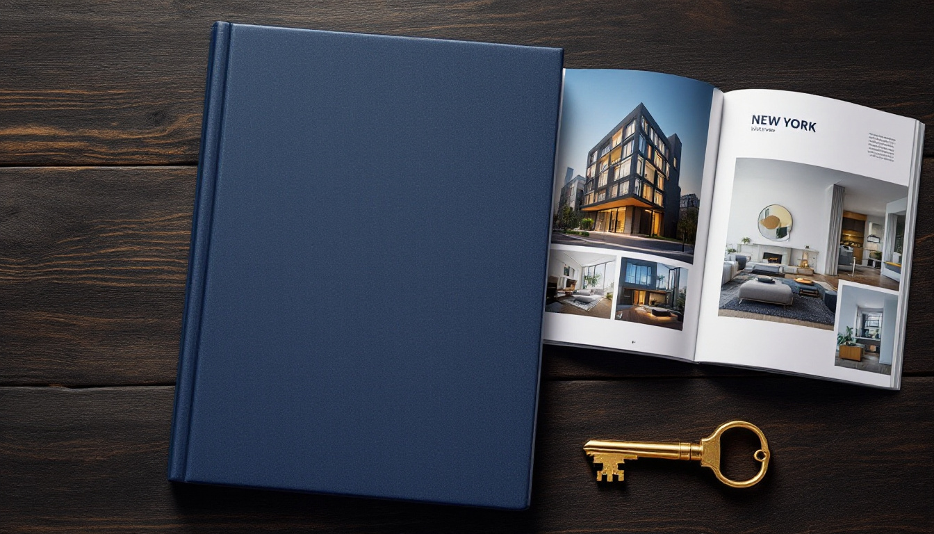 NYC brownstone and condominium marketing brochures printed in-house at VSL Print