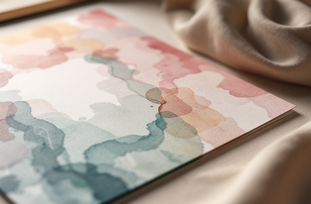 Flat Printing invitation printing detail