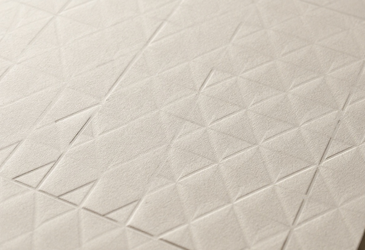 Embossing invitation printing detail