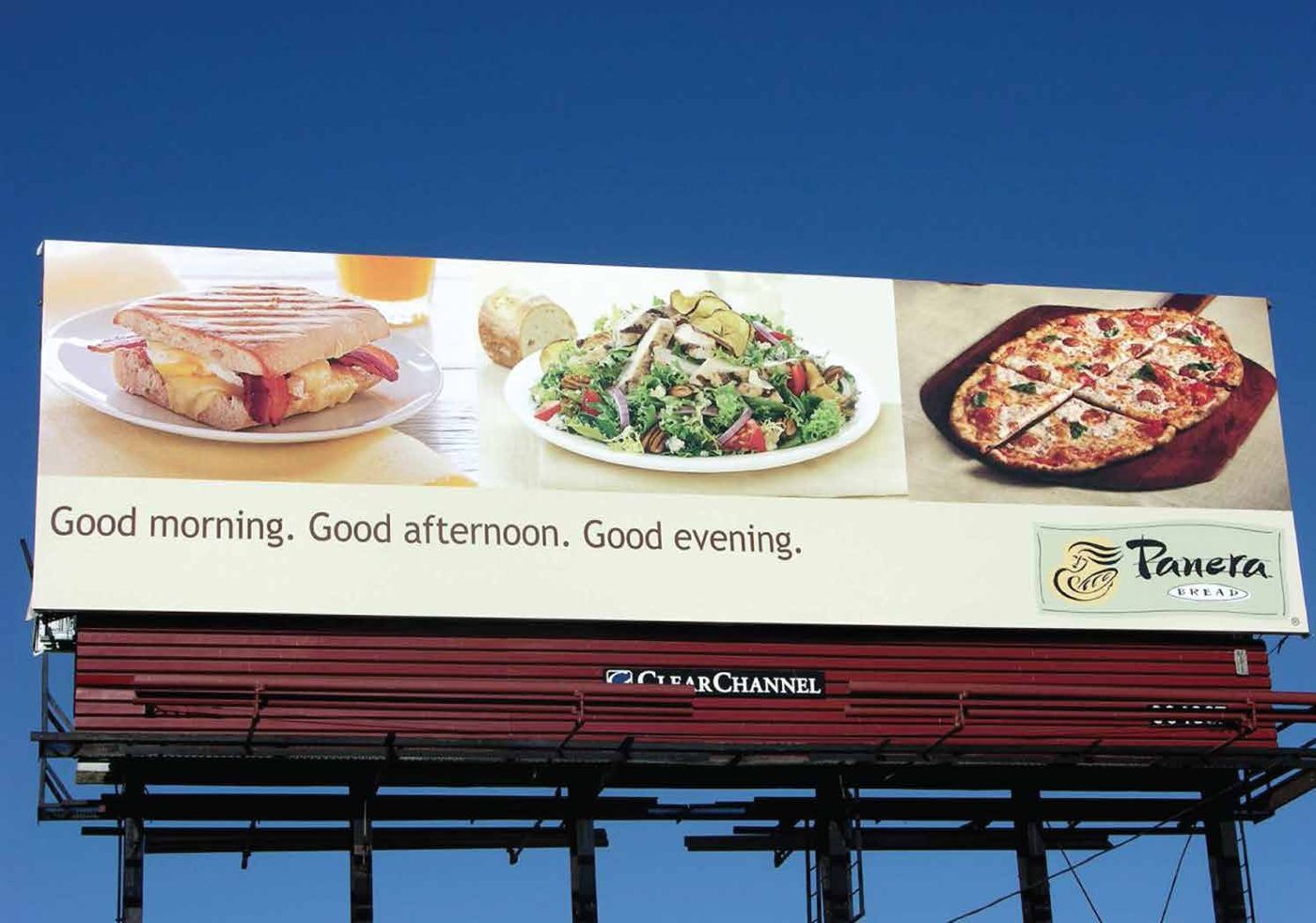 Panera highway billboard