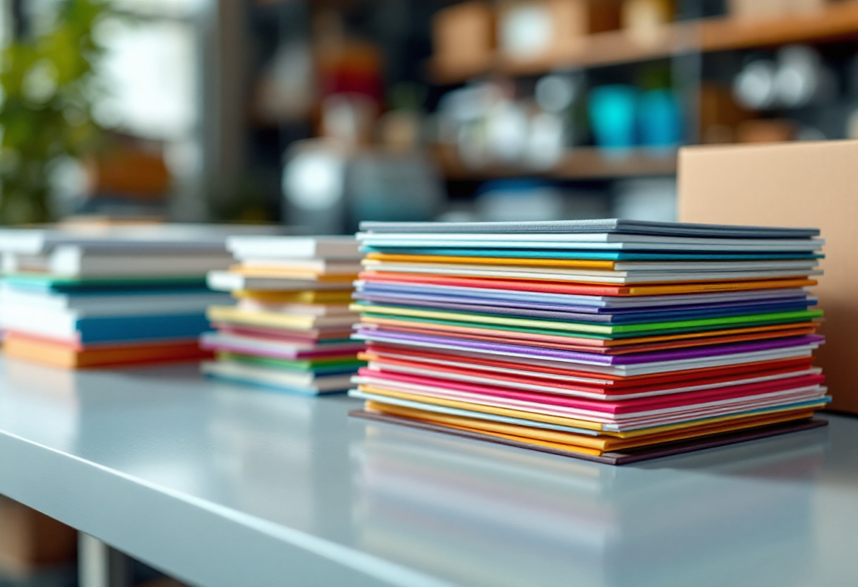 Fast-paced NYC print shop with rush delivery packaging